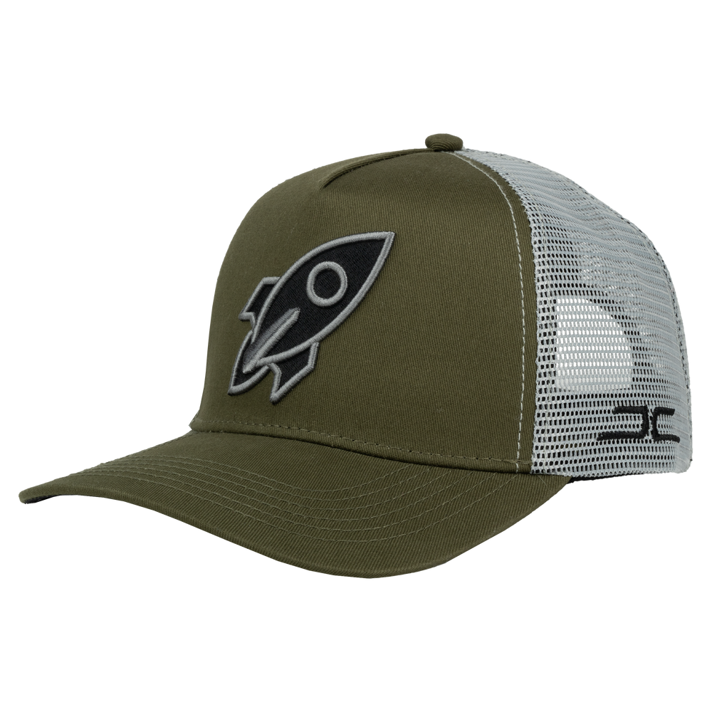 COHETE CURVED MESH GREEN JC Hats México