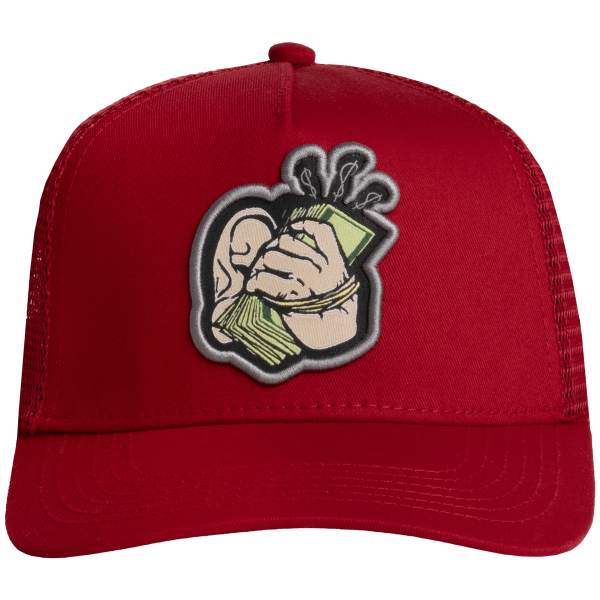 HI MONEY CURVE MESH RED