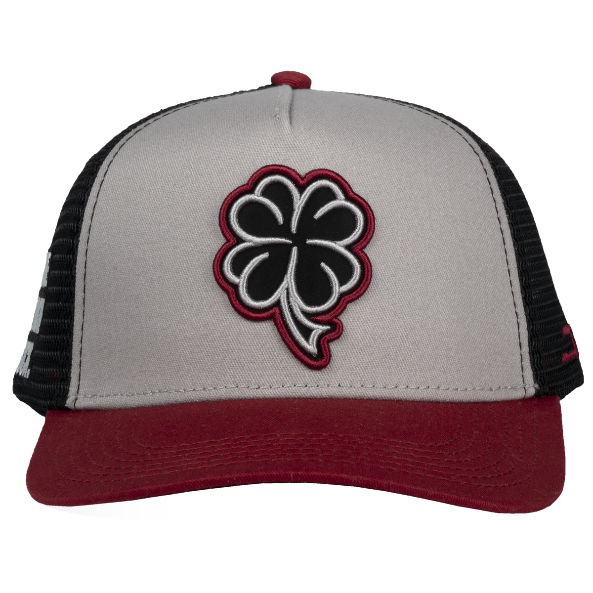 TREBOL MESH GRAY BURGUNDY